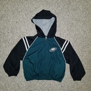 Philadelphia Eagles Official NFL windbreaker jacket, Size 4T